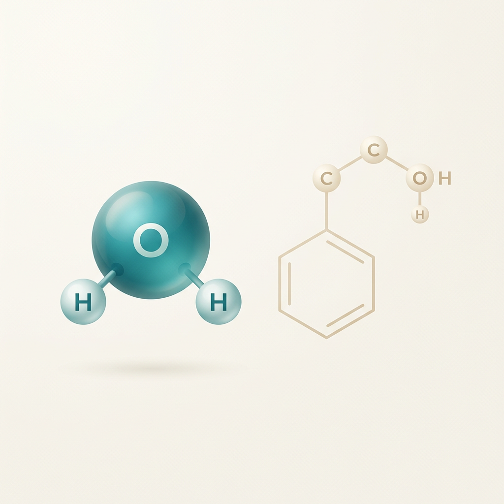 Molecular representation — Bacteriostatic Water