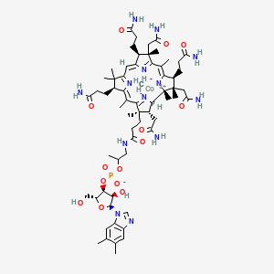 2D molecular structure — Vitamin B12 (Methylcobalamin)