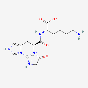 2D molecular structure — GHK-Cu