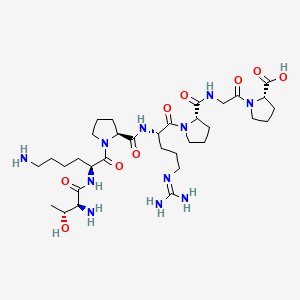 2D molecular structure — Selank